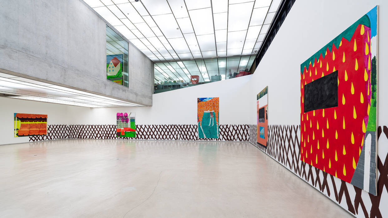 Ausstellungsansicht der Ausstellung Carlo Krone, "Parklife" 
