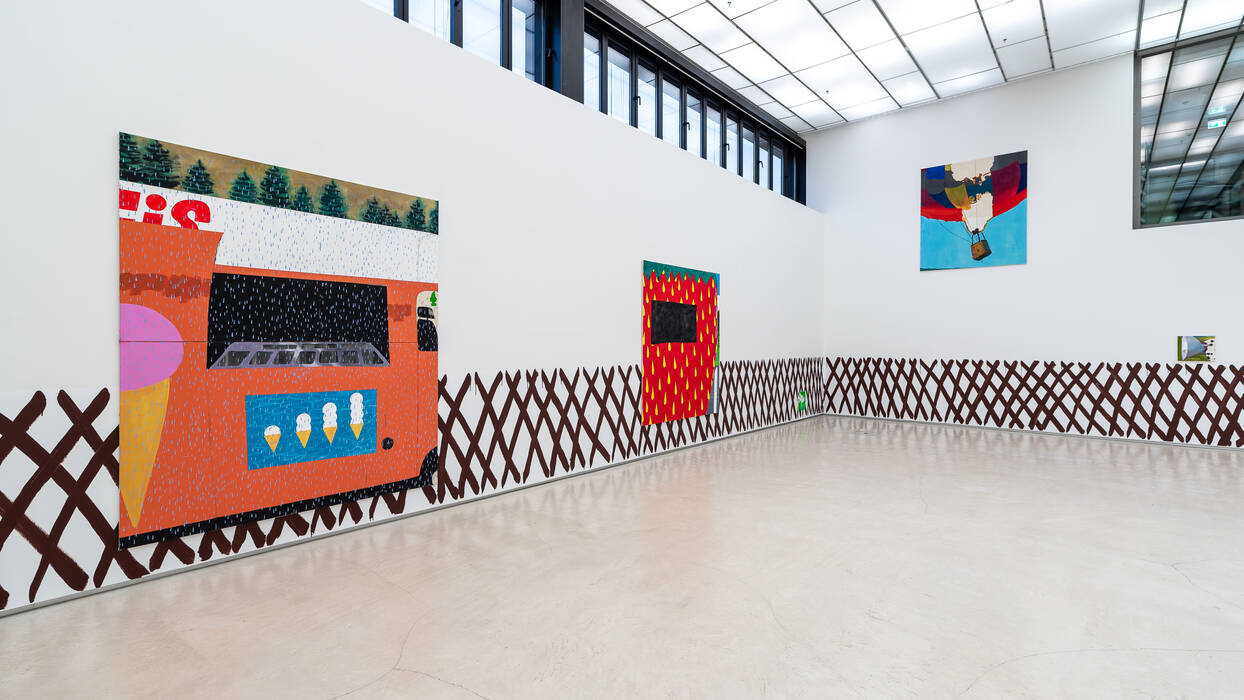 Ausstellungsansicht der Ausstellung Carlo Krone, "Parklife" 