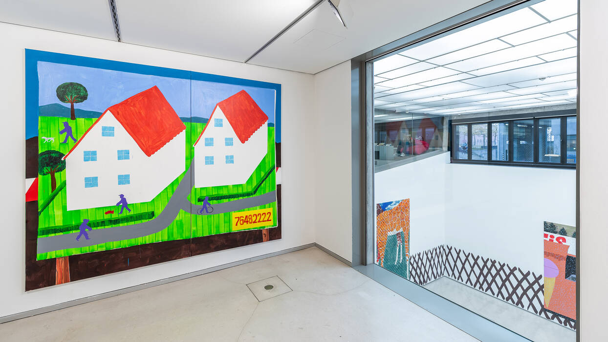 Ausstellungsansicht der Ausstellung Carlo Krone, "Parklife" 